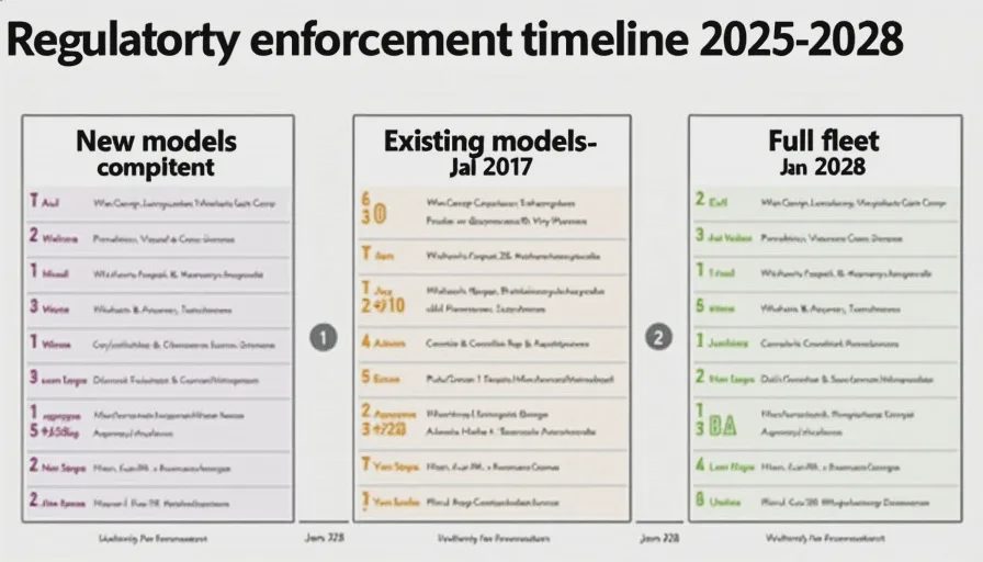 China OTA compliance timeline 2025-2028.