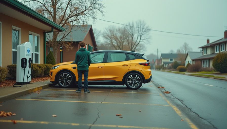 Visual context for range on a bmw i3